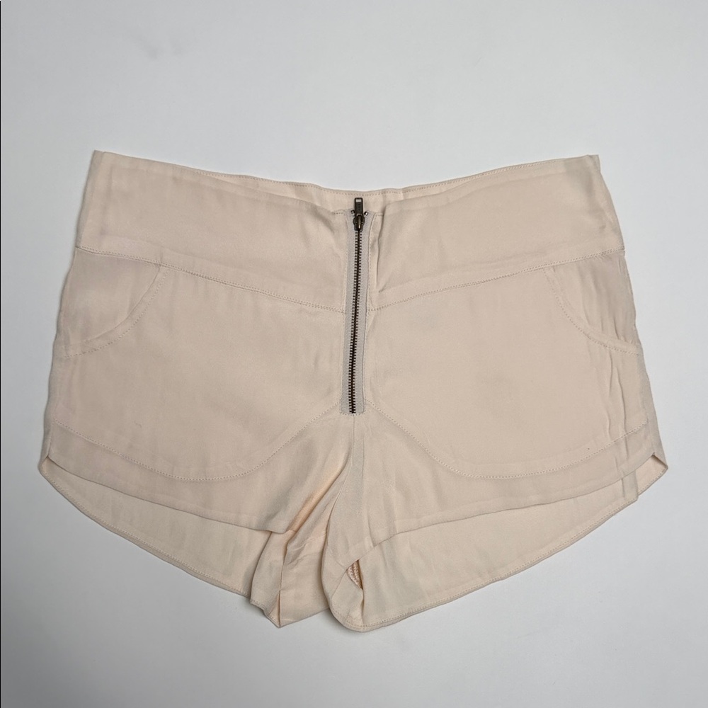 Acacia Swimwear High Waist SILK Cream Shorts